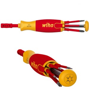 WIHA Uchwyt na bity LiftUp electric z magazynkiem z 6 bitami slimBit 38611
