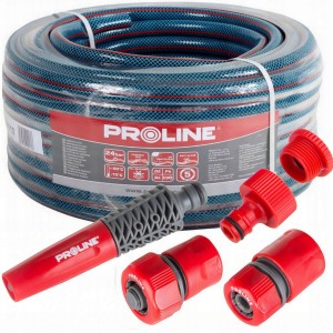 PROLINE Wąż ogrodowy  4 warstwowy 3/4" 50m + Zraszacza ze załączkami 331 3/4"