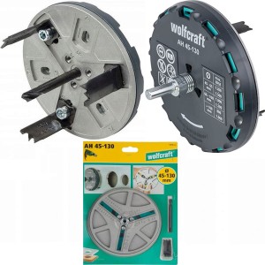 WOLFCRAFT Otwornica o regulowanej średnicy 45 - 130 mm 5978000