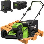 GREENWORKS Kosiarka akumulatorowa 60V 46cm silnik bezszczotkowy ZESTAW GD60LM46HPK4