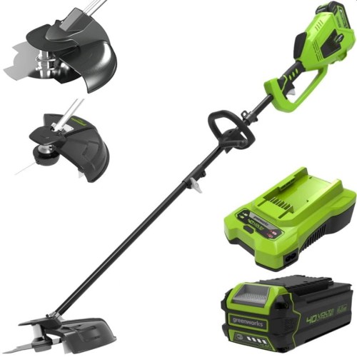 GREENWORKS Kosa / Podkaszarka akumulatorowa 40V  + 1szt. aku. 4,0Ah  GD40BCK4 /1301507UB/