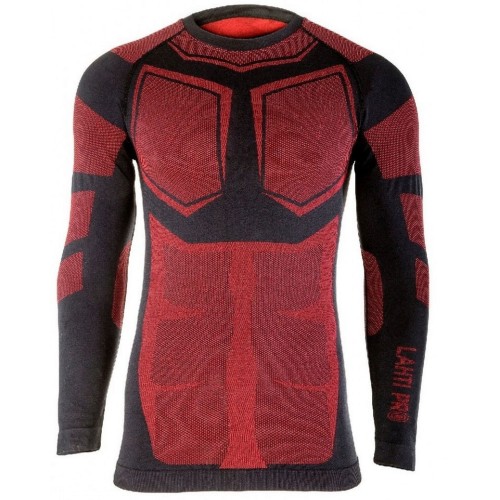 LAHTI PRO koszulka robocza termoaktywna czarno-czerwona roz. L/XL  /L4120503/