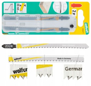 WOLFCRAFT Brzeszczoty do wyrzynarki 2szt do blatów 2324000