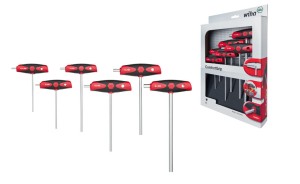 WIHA K6  Zestaw kluczy sześciokatnych T Coomfort Grip 6-cz. ( 2,5-3-4-5-6-8mm) 26247