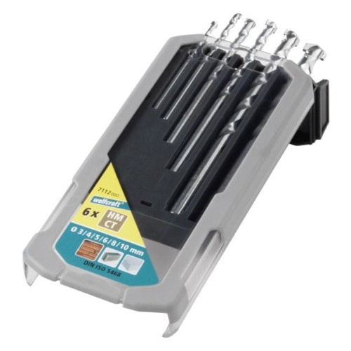 WOLFCRAFT Zestaw wierteł do kamienia 3 - 10 mm [6 szt.] 7112000