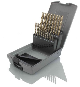 ABRABORO Zestaw wierteł HSS-Co DIN 338 kobaltowych, 19 szt, fi 1-10x0,5mm 00141919