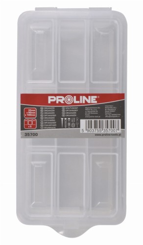 PROLINE Organizer 6 przegródek, 35x90x180mm 35700