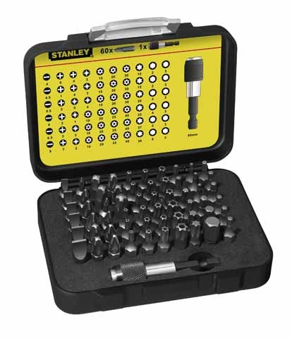 STANLEY Zestaw bitów 1/4" - 61szt.  13-902