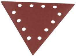 SCHEPPACH Papier ścierny trójkątny K80, 10 sztuk  /7903800601/
