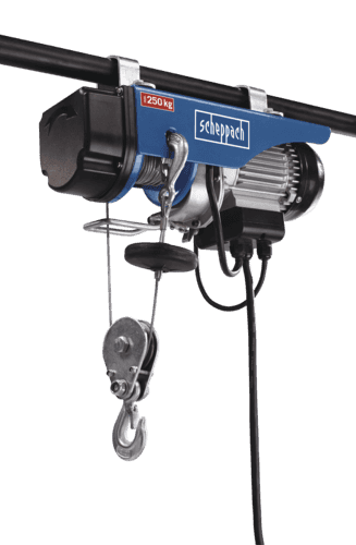 SCHEPPACH HRS250 Wciągarka elektryczna linowa 125/250kg 530W 4906904000