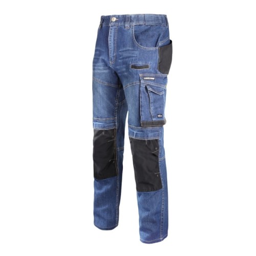 LAHTI PRO Spodnie robocze jeansowe Slim Fit roz. L /L4051003/