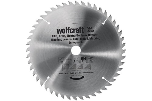 WOLFCRAFT Piła tarczowa widia 48 zęb. śr. 315x30x32 6684000