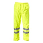 LAHTI PRO Spodnie ostrzegawcze przeciwdeszczowe żółte rozmiar S /L4100801/