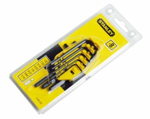 STANLEY Zestaw kluczy sześciokątnych calowych - 8szt. (1/16"-1/4")  69-252