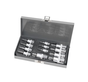 PROLINE Zestaw nasadek z końcówkami Torx T8-T60 12el. 18712