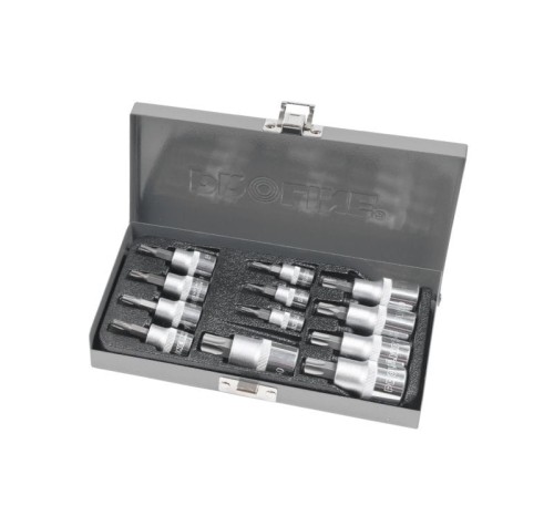 PROLINE Zestaw nasadek z końcówkami Torx T8-T60 12el. 18712