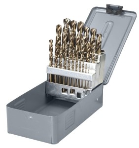 PROLINE Wiertła do metalu HSS-Co 5%, 1.0-13.0mm, zestaw 25el. 78225