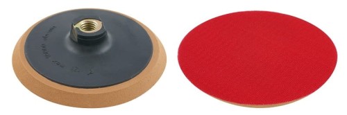 PROLINE Dysk gumowy pogrubiany 125mm gwint M14 z rzepem 27038