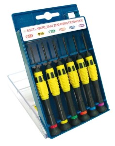 PROLINE Wkrętaki zegarmistrzowskie Ni-Cr-Mo, zestaw 6el. 10226