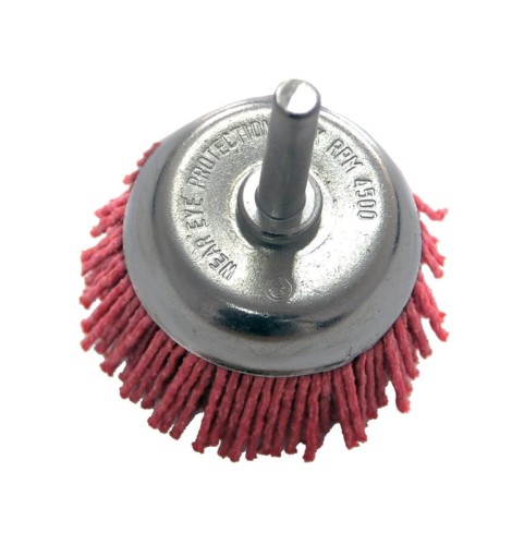 PROLINE Szczotka doczołowa ścierna z trzpieniem, 75mm 32917