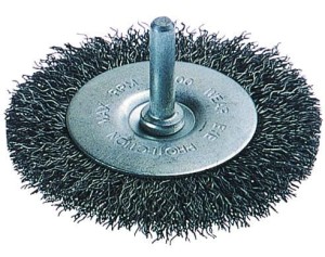 WOLFCRAFT Szczotka drut.tarczowa trzpień 6 mm  śr. 100x10 mm 2102000