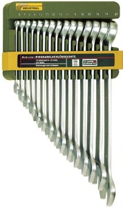 PROXXON Zestaw kluczy oczkowo-płaskich, 15 części 23821 POLSKA GWARANCJA 10 LAT!!!