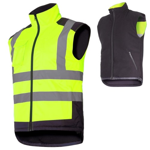 LAHTI PRO Kamizelka ostrzegawcza robocza ocieplana dwustronna roz. 2XL /L4131305/