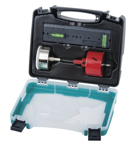 WOLFCRAFT Zestaw otwornic „instalacje sanitarne” 5981000