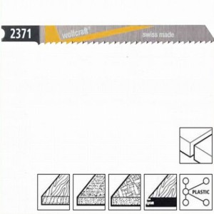 WOLFCRAFT Komplet 2 szt. brzeszczotów do wyrzynarek 2371000