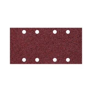 WOLFCRAFT Kpl.10 arkuszy ściernych KORUND mocowanie na rzep, perforowane, Gr.180 93x185mm 5801000