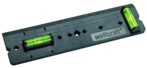 WOLFCRAFT Szablon do wymiarowania otworów pod puszki prądowe o standardowych odstępach 4050000