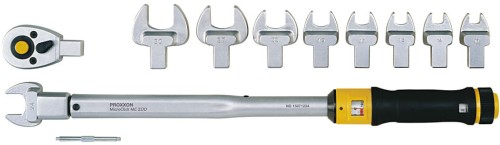 PROXXON Klucz dynamometryczny MICRO- CLICK 200 z nasadkami wymiennymi 23342 + DOKUMENT KALIBRACJI - POLSKA GWARANCJA
