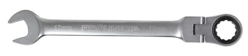 PROLINE Klucz płasko-oczkowy z grzechotką i przegubem  13mm , Proline HD 35453