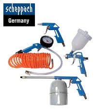 SCHEPPACH Zestaw osprzętu pneumatycznego 5-częściowy  /3906101704/
