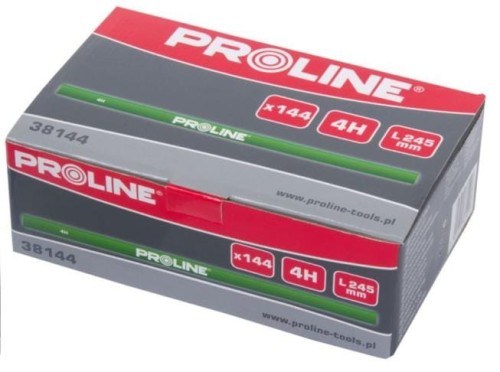 PROLINE Ołówek murarski zielony 4H 245mm, opakowanie 144szt 38144
