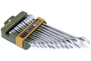 PROXXON Zestaw kluczy oczkowo-płaskich, 12 części 23820