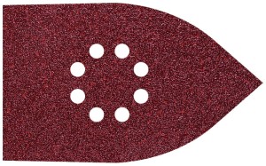 WOLFCRAFT Kpl.t 10 nakładek ściernych peroforowanych  z mocowaniem na rzep;  Gr. 80, 120, 240 1755000