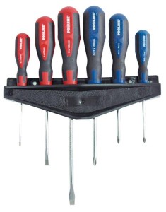 PROLINE Zestaw wkrętaków CrV-Mo, Soft-touch, 6el. 10207