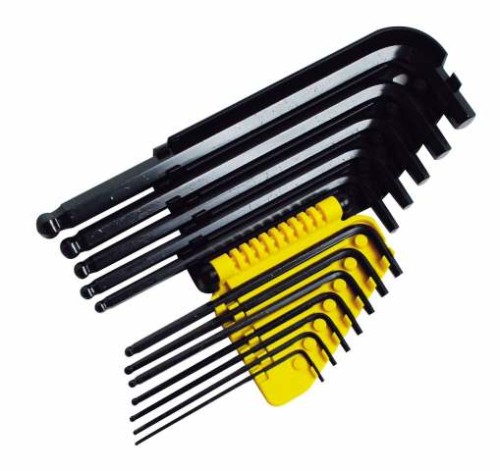 STANLEY Zestaw kluczy imbusowych - 12szt. (1/16"-3/8"), zasobnik plastikowy   69-257