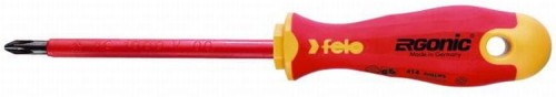 FELO Wkrętak krzyżowy izolowany  VDE 1000V PZ1 / 80