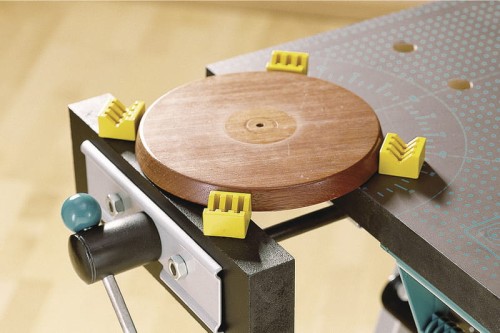WOLFCRAFT Kpl. 4 elementy zaciskowe z tworzywa dla stołów roboczych 6172000