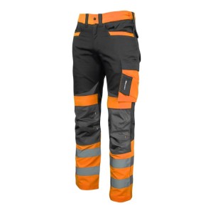 LAHTI PRO Spodnie ostrzegawcze  robocze Slim Fit roz. L /L4051203/