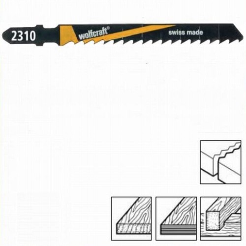 WOLFCRAFT Komplet 5 szt. brzeszczotów do wyrzynarek 2360000