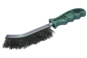 WOLFCRAFT Szczotka ręczna drut ze stail nierdzewnej uchwyt z tworzywa 2717000