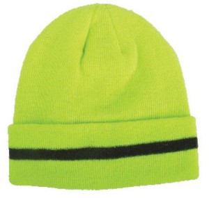 LAHTI PRO Czapka zimowa robocza akrylowa z polarem żółta, 12szt, /L1937100/