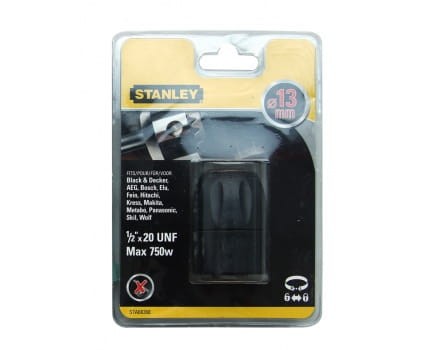 STANLEY Uchwyt wiert. szybkozacisk. 13mm, 1/2"x20unf, r/l max 750w STA66368