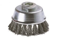 WOLFCRAFT Szczotka druciana (drut spleciony) czołowa do szlifierki kątowej M14  śr.  65 mm 2125000