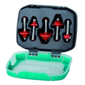 WOLFCRAFT Zestaw 5 frezow w pudełku 8754000