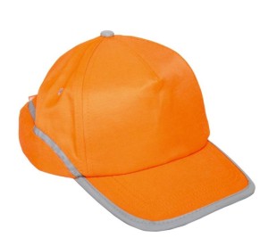 LAHTI PRO Czapki z daszkiem pomarańcz, 12szt /L1010100/
