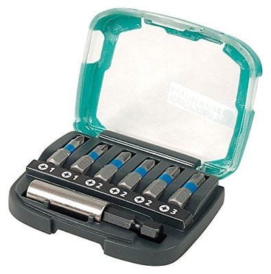 WOLFCRAFT Zestaw bitów Bit-Box 2K, PZ, 7cz. 2977000